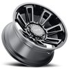 G-FX T21 210-8165N19 GBM TR21 Wheel [Size: 20" x 10"] Finish: Gloss Black Milled - image 2