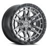 G-FX T24 790-6009-12 GRB TR-24 Wheel [Size: 17" x 9"] Finish: Matte Grey w/Matte Black Lip - image 1