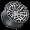 G-FX T24 790-6009-12 GRB TR-24 Wheel [Size: 17" x 9"] Finish: Matte Grey w/Matte Black Lip - image 2