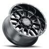 G-FX TM5 890-8165-00 GBM TM-5 Wheel [Size: 18" x 9"] Finish: Gloss Black Milled - image 2