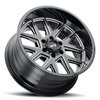 G-FX TM6 210-6139N24 GBM TM6 Wheel [Size: 20" x 10"] Finish: Gloss Black Milled - image 2