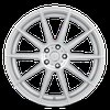 LUC 885-5114-35 SMF Lucca Wheel [Size: 18" x 8.5"] Silver w/ Mach Face Finish - image 3