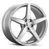 MOD 885-5120-35 SMF Modena Wheel [Size: 18" x 8.5"] Silver Machined Face Finish