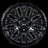 TM7 790-6139-12 MB TM7 Wheel [Size: 17" x 9"] Matte Black Finish - image 3