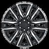 ES6 290 6139-28 GBF ES6 Wheel Size: 20"x9" [Gloss Black Machined Accent] - image 2