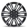 ES6 240 6139-31 GBF ES6 Wheel Size: 24"x10" [Gloss Black Machined Accent] - image 2