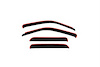 Ventvisor In-Channel Deflector 4 pc. Smoke