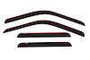 In-Channel Side Window Deflectors 1999-2013 F250/F350/F450/F550 Super Duty Crew Cab - image 1