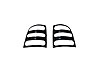 Slots  Taillight Covers Black/Primed Horizontal Slot - image 1