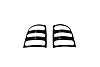 Slots  Taillight Covers Black/Primed Horizontal Slot - image 1