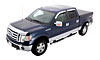 Chrome Tape-On Side Window Deflectors 2009-2013 F150 Supercrew - image 2