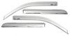 Chrome Tape-On Side Window Deflectors 2010-2017 GMC Terrain - image 2