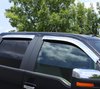 Chrome Tape-On Side Window Deflectors 2007-2013 Silverado/Sierra Crew Cab - image 2