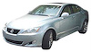 Low Profile Side Window Deflectors 2006-2013 IS250/IS350 - image 1