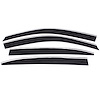 794023 Ventvisor Deflector; Smoke w/Chrome Trim; Low Profile; 4 pc.
