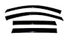 Tape-On Side Window Deflectors Fits Select Kia Forte [External Mount, Front/Rear Set] - image 1