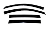 Tape-On Side Window Deflectors Fits Select Nissan Versa [External Mount, Front/Rear Set] - image 1