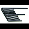 Universal Custom Fender Vents Black 3"H x 6"L - image 2