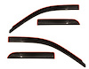Low Profile Side Window Deflectors 2009-2016 Ram Pickup 1500 Quad Cab - image 1