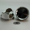 1854-3913 SX-Series Dish Top Piston Set for 1997-2005 Chevy LS, 3.913 in. Bore, -22cc Volume [Stroker] - image 2