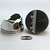 8710-4000 E-Series Flat Top Piston Set for 1955-2004 Small Block Chevy, 4 in. Bore, -4cc Volume [Stroker] - image 1