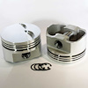 8750-4040 E-Series Flat Top Piston Set for 1962-2001 Small Block Ford 351W, 4.040 in. Bore, -3cc Volume [OEM Stroke] - image 1