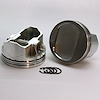 K1-6170-4000C FX-Series Flat Top No-Notch Piston Set for 1977-1986 Iron Duke, 4 in. Bore, -0cc Volume [OEM Stroke] - image 1