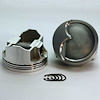 K1871-4065 SX-Series Dish Top Piston Set for 1999-2019 Chevy LS, 4.065 in. Bore, -10cc Volume [Stroker] - image 1