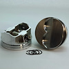 K2-2408-4040 FX-Series Dome Top Piston Set for 1955-2004 Small Block Chevy, 4.040 in. Bore, +4cc Volume [OEMStroker] - image 1