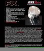 K3-2902-3820 FX-Series Dome Top Piston Set for 1997-2005 Chevy LS, 3.820 in. Bore, +6cc Volume [Stroker] - image 3