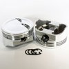 K8741-4040 E-Series Dish Top Piston Set for 1962-2001 Small Block Ford 289-302, 4.040 in. Bore, -6cc Volume [Stroker] - image 2