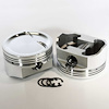K8763-4030 E-Series Dish Top Piston Set for 1962-2001 Small Block Ford 351W, 4.030 in. Bore, -18cc Volume [Stroker]