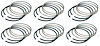 RS-XP306-4065 Performance 4.065 in. Gas Nitrided Stainless Steel 6 cyl. Ring Set [1.5, 1.5, 4 mm] - image 1