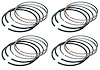 RS-XP604-4040 Performance 4.040 in. Gas Nitrided Stainless Steel 4-cyl. Ring Set [1.2, 1.2, 3 mm] - image 1