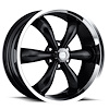142-22983GB30 142 Series Wheel [Size: 22" x 9.5"] Gloss Black Machined Lip Finish - image 1