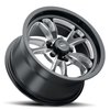 149-5161B-25 149 Series Wheel [Size: 15" x 10"] Gloss Black Milled Spoke Finish - image 2