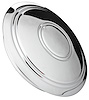 2531V Police-Style Snap-On Center Cap, 8.50 in. Diameter, Stainless Steel [Chrome] - image 1