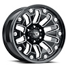 362-8973GBMS-12 362 Series Wheel [Size: 18" x 9"] Gloss Black Milled Spoke Finish - image 1