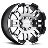375-2936GBMF25 375 Series Wheel [Size: 20" x 9"] Gloss Black Machined Face Finish - image 1