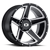 390-20187GBMS-44 390 Series Wheel [Size: 20" x 11.5"] Gloss Black Milled Spoke Finish - image 1