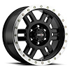 398-8936GBML18 398 Series Wheel [Size: 18" x 9"] Gloss Black Machined Lip Finish - image 1