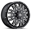 401-2879BMFF 401 Series Wheel [Size: 20" x 8.25"] Gloss Black Machined Face Finish - image 1