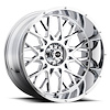 412-20287C-51 412 Series Wheel [Size: 20" x 12"] Chrome Finish - image 1