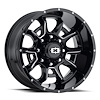 415-2936GBMS12 415 Series Wheel [Size: 20" x 9"] Gloss Black Milled Spoke Finish - image 1