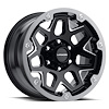 416-8965GBMG12 416 Series Wheel [Size: 18" x 9"] Gloss Black Milled Spoke Finish - image 1