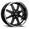 421H2936GBMLMS12 421 Series Wheel [Size: 20" x 9"] Gloss Black Machined Lip Milled Spoke Finish - image 1