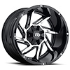 422-7981GBMF12 422 Series Wheel [Size: 17" x 9"] Gloss Black Machined Face Finish - image 1