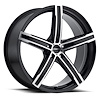 469-7712GBMF38 469 Series Wheel [Size: 17" x 7"] Gloss Black Machined Face Finish - image 1