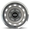 54-8984SML12 54 Series Wheel [Size: 18" x 9"] Silver Machined Lip Finish - image 3