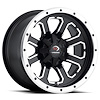 548-12844MBMF4 548 Series Wheel [Size: 12" x 8"] Matte Black Machined Face Finish - image 1